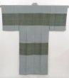 Photo1: 5225T09z550 Vintage Japanese Kimono Silk Men's JUBAN  Celadon (1)