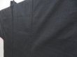 Photo4: 5225T10z470 Vintage Japanese Kimono Silk Men's HAORI Eagle Dark gray (4)