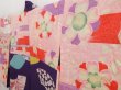 Photo1: 5225T11z470 Antique Japanese Kimono Silk LONG HAORI Jigami Grape (1)