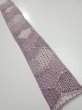 Photo5: 4F07z40  Japanese Kimono Silk  FABRIC Asanoha Purple 55.9x7.3 (5)