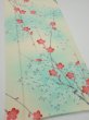Photo2: 4F05z80  Japanese Kimono Silk  FABRIC Plum branch Light cream 62.6x14.0 (2)