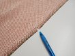 Photo6: 4F01z50  Japanese Kimono Silk SHIBORI FABRIC  Coral pink 42.5x14.0 (6)