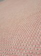 Photo1: 4F03z80  Japanese Kimono Silk SHIBORI FABRIC  Coral pink 60.6x13.8 (1)
