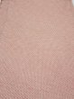 Photo2: 4F03z80  Japanese Kimono Silk SHIBORI FABRIC  Coral pink 60.6x13.8 (2)