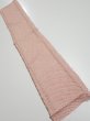 Photo5: 4F10z20  Japanese Kimono Silk SHIBORI FABRIC  Coral pink 36.2x6.7 (5)