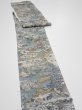 Photo3: 1Y09z60  Japanese Kimono Silk  FABRIC Heian era Gray 84.6x6.9 (3)