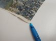 Photo9: 1Y09z60  Japanese Kimono Silk  FABRIC Heian era Gray 84.6x6.9 (9)
