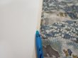Photo10: 1Y09z60  Japanese Kimono Silk  FABRIC Heian era Gray 84.6x6.9 (10)