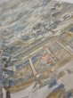 Photo4: 1Y10z30  Japanese Kimono Silk  FABRIC Heian era Gray 37.0x6.9 (4)