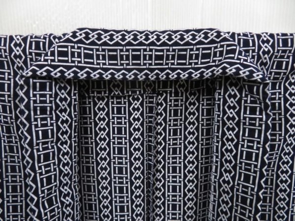 Photo5: 5228T01z540 Vintage Japanese Kimono Cotton  Men's YUKATA  Indigo (5)