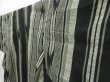 Photo2: 5228T03z360 Vintage Japanese Kimono Cotton YUKATA  Black (2)
