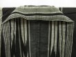 Photo7: 5228T03z360 Vintage Japanese Kimono Cotton YUKATA  Black (7)