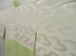 Photo7: 5228T05z630 Vintage Japanese Kimono Silk HAORI Scenery Light olive (7)