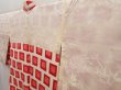Photo8: 5228T06z610 Vintage Japanese Kimono Silk HAORI  Dark red (8)