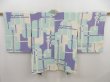 Photo1: 5228T09z520 Vintage Japanese Kimono Silk HAORI  Light blue (1)