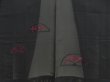 Photo3: 5228T10z280 Vintage Japanese Kimono Silk See through HAORI  Black (3)