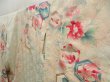 Photo2: 5228T13z1120 Vintage Japanese Kimono Silk FURISODE Flowers Off-white (2)