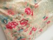Photo3: 5228T13z1120 Vintage Japanese Kimono Silk FURISODE Flowers Off-white (3)