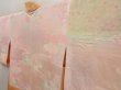 Photo7: 5301T08z500 Vintage Japanese Kimono Silk HAORI Flower Coral orange (7)