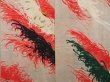 Photo3: 5301T09z470 Vintage Japanese Kimono Silk HAORI Chrysanthemum Light gray (3)