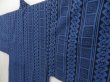 Photo2: 5301T03z540 Vintage Japanese Kimono Cotton Men's YUKATA  Dark lavender blue (2)