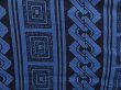 Photo4: 5301T03z540 Vintage Japanese Kimono Cotton Men's YUKATA  Dark lavender blue (4)
