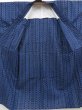 Photo7: 5301T03z540 Vintage Japanese Kimono Cotton Men's YUKATA  Dark lavender blue (7)