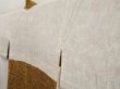 Photo7: 5301T05z550 Vintage Japanese Kimono Silk HAORI  Yellow ochre (7)