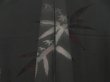 Photo3: 5301T07z330 Vintage Japanese Kimono Silk See through HAORI Bamboo grass Black (3)