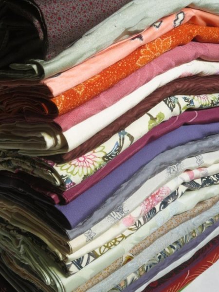 Photo1: EZH4z13  Japanese Kimono Silk HAORI 25pcs FREE SHIPPING (1)