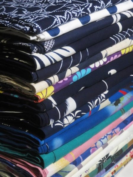 Photo1: CY1z13  Japanese Kimono Cotton YUKATA 25pcs FREE SHIPPING (1)