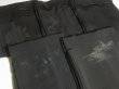 Photo7: CHG1z13  Japanese Kimono Silk BLACK HAORI 25pcs FREE SHIPPING (7)