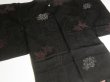 Photo9: CHG1z13  Japanese Kimono Silk BLACK HAORI 25pcs FREE SHIPPING (9)