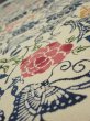Photo4: 4G01z80  Japanese Kimono Crepe Silk  FABRIC Butterfly Sand beige 52.4x13.8 (4)