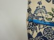 Photo9: 4G01z80  Japanese Kimono Crepe Silk  FABRIC Butterfly Sand beige 52.4x13.8 (9)