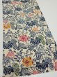 Photo2: 4G02z80  Japanese Kimono Crepe Silk  FABRIC Butterfly Sand beige 52.4x14.2 (2)