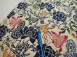 Photo7: 4G03z90  Japanese Kimono Crepe Silk  FABRIC Butterfly Sand beige 63.0x14.2 (7)