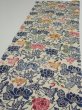Photo3: 4G04z90  Japanese Kimono Crepe Silk  FABRIC Butterfly Sand beige 63.0x13.8 (3)