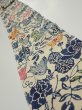 Photo1: 4G09z60  Japanese Kimono Crepe Silk  FABRIC Butterfly Sand beige 80.3x6.3 (1)