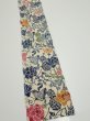 Photo2: 4G09z60  Japanese Kimono Crepe Silk  FABRIC Butterfly Sand beige 80.3x6.3 (2)