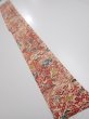 Photo5: 4G07z50  Japanese Kimono Silk  FABRIC Flowers Light cream 62.2x7.3 (5)