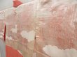Photo7: 5302T02z480 Vintage Japanese Kimono Silk SHIBORI HAORI Flower Tomato red (7)