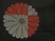 Photo6: 5302T10z910 Vintage Japanese Kimono Silk KOMON Chrysanthemum Black (6)