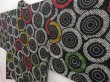 Photo2: 5307T01z550 Vintage Japanese Kimono Silk SHIBORI HAORI  Black (2)