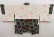 Photo6: 5307T01z550 Vintage Japanese Kimono Silk SHIBORI HAORI  Black (6)