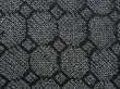Photo4: 5307T03z460 Vintage Japanese Kimono Silk SHIBORI HAORI  Black (4)