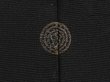 Photo5: 5307T04z630 Vintage Japanese Kimono Silk HAORI Chrysanthemum Black (5)