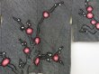 Photo3: 5307T05z400 Vintage Japanese Kimono Silk SHIBORI HAORI Plum tree Black (3)