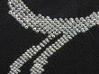 Photo4: 5307T07z610 Vintage Japanese Kimono Silk SHIBORI HAORI  Black (4)