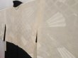 Photo7: 5307T07z610 Vintage Japanese Kimono Silk SHIBORI HAORI  Black (7)